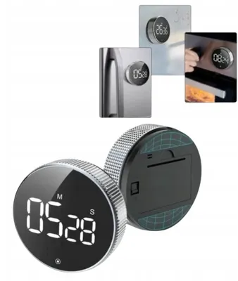 Zdjęcie produktu dla Minutnik Elektroniczny Kuchenny Stoper Timer H217 Cyfrowy Led Magnes Alarm