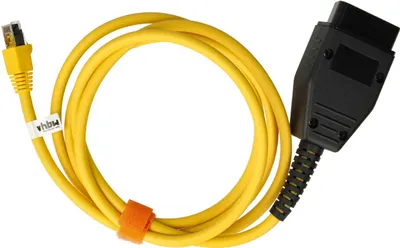 Produktbild von vhbw OBD Adapter 16 Pin OBD2 Buchse auf RJ45 Stecker kompatibel mit BMW 7er Serie X6 F16 Auto, PKW, Motorrad - Verbindungsadapter