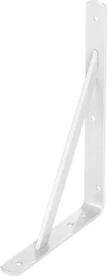 Produktbild von Verstärkte Winkelstütze Wolfpack, weiß 300x200 mm.