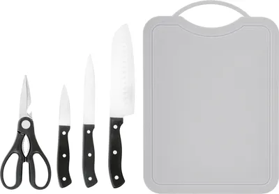 Produktbild von HI Messer-Set mit Schneidbrett 5teilig