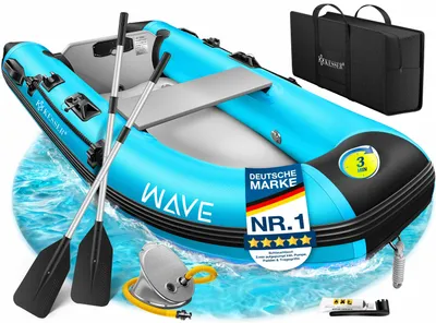 Produktbild von KESSER® Schlauchboot für 2 Personen, motorisierbar, aufblasbares Paddelboot