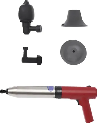 Produktbild von Elektrischer Toilettenpümpel, Hochdruckluftmechanismus, vielseitige Abflussfreigabe, Rot