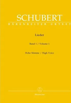 Produktbild von ISBN Lieder - hoch Gesang und Klavier Bd.1, Musikalische Ausbildung, Taschenbuch