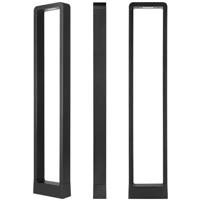 Produktbild von MasterLED RIO LED Gartenleuchte 80cm – 7W – 4000K Neutralweiß – IP54 – Stehleuchte Schwarz RAL9005 – Für Wege & Außenflächen