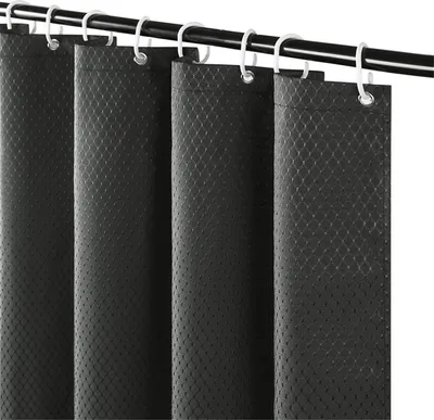 Immagine prodotto di Tenda da doccia per vasche da bagno e docce in tessuto idrorepellente, lavabile e antimuffa con motivo a nido d'ape