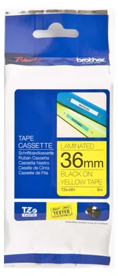 Zdjęcie produktu dla Brother TZE-661, TZ, Żółty, Chiny, 5 lat(a), 3,6 cm, 8 m