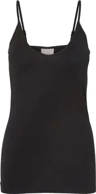 Produktbild von Vero Moda My Soft V Neck ärmelloses T-shirt Schwarz L Damen Schwarz L