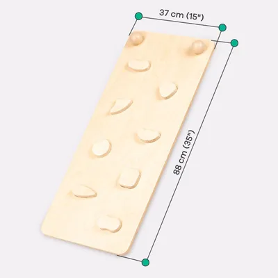 Immagine prodotto di scivolo leg&go per triangolo di arrampicata, scivolo da interno per bambini, rampa in legno, legno naturale