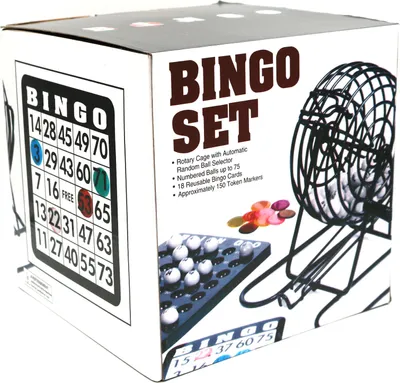 Produktbild von Bingotrommel Lottotrommel Bingo Spiel mit Lotto und vielem Zubehör