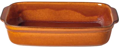 Imagen del producto de COSTA NOVA: Recipiente para horno, de cerámica, color caramelo, longitud: 331 mm, anchura: 218 mm
