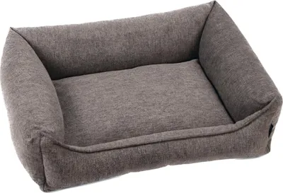 Produktbild von Beeztees Memory Foam Hundebett Zia grau, Maße: 80 x 60 x 22 cm