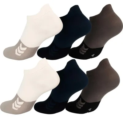 Produktbild von 6 Paar Sport-Sneaker Socken mit Fersenlasche, Mix1/43-46