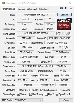 Zdjęcie produktu dla Karta graficzna - 4 GB GDDR6 - PCIe 4.0 - Komputer stacjonarny - Karta graficzna do gier