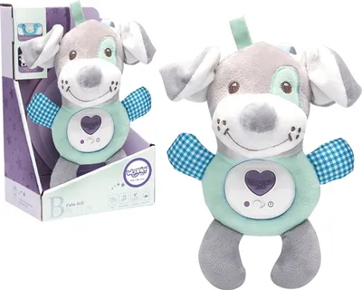 Obrázok produktu pre WOOPIE BABY Interaktívna plyšová hračka pre bábätká so svetlom a zvukom – psík na zaspávanie