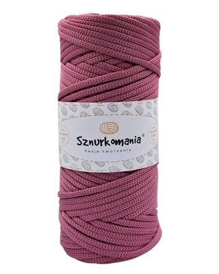 Zdjęcie produktu dla Sznurek poliestrowy 5mm 100m, Wiele kolorów, Płaski sznurek poliestrowy, Sznurek szydełkowy, Sznurek do makramy 5mm, Przędza do makramy, Przędza poliestrowa, Błyszczący sznurek, Sznurko