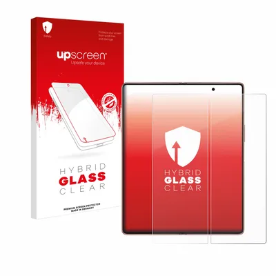 Produktbild von upscreen Schutzglas für Samsung Galaxy Z Fold 2 5G (Inneres Display) Schutzfolie Panzer Folie Glas Display Schutz klar