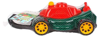 Produktbild von Spielzeug-Rasenmäher mit Stauraum und Benzinkanister - Sun Fun