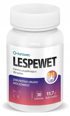 Productafbeelding van Eurowet Lespewet - Ondersteuning van de urinewegen voor honden - 30 tabletten