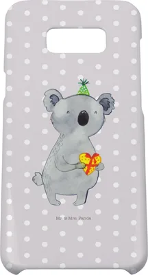 Produktbild von Mr. & Mrs. Panda Samsung Galaxy S8 plus Handyhülle  Koala Geschenk - Grau Pastell - Handy, Case, Hülle, Cover, Party, Geburtstag