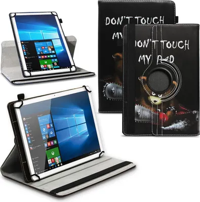 Produktbild von Universal Tablet Hülle 10 - 10.1 - 11 Zoll Tasche Schutzhülle 360° Drehbar CaseFarben:Motiv 9