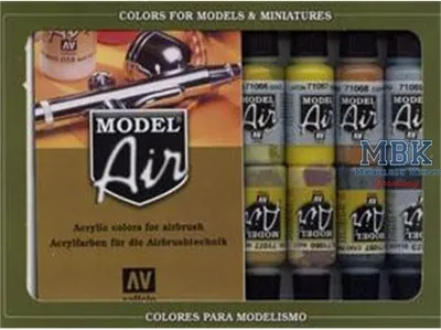 Produktbild von Vallejo 71.181, 17 ml, Aluminium, Blau, Messing, Kupfer, Gold, Grau, Rot, Silber, Flasche