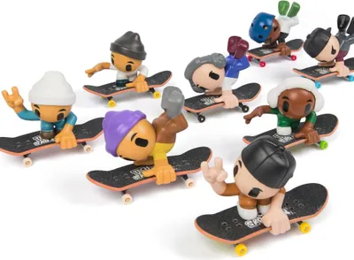 Zdjęcie produktu dla Tech Deck Sk8 Crew Fingerboard With Figure Double Pack