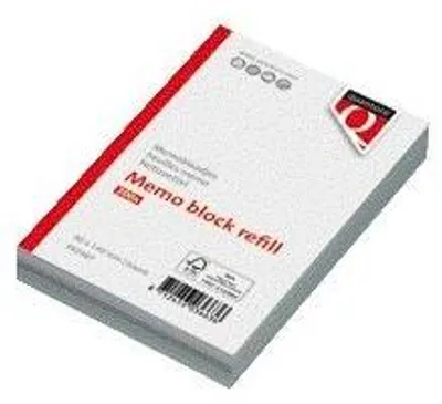 Produktbild von Quantore – Loseblatt-Notizblock 140 x 90 x 20 mm, 200 V | 3 Stück
