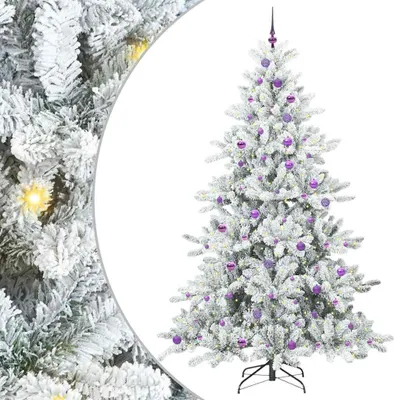 Immagine prodotto di Albero di Natale Artificiale con Rami Pieghevoli Bianco 240 cm