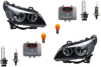 Immagine prodotto di Johns, faro adatto per BMW 5 E60/E61 01/05-03/07 + lampada. Set L+R + Steuerg.