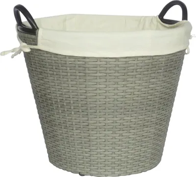 Produktbild von FireFix Rattankorb für Kaminholz Ø 42 x 42 cm beige