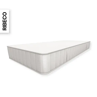 Produktbild von RIBECO GERMANY Hybridschaum Wendematratze 140x200, Höhe 18cm – zwei Härtegrade H3 mittel / H4 fest – abnehmbarer Bezug, hohe Atmungsaktivität