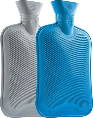 Produktbild von Famanu Wärmflasche groß, 1,8 l aus Naturkautschuk - Set von 2 oder 3