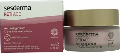 Produktbild von Sesderma Reti Age Facial Cream, Tages- & Nachtcreme, Frauen, Jeder Hauttyp, Gesicht, Hals/Nacken, Anti-Aging, Anti-Falten, Kräftigend, Feuchtigkeitsspendend, Belebend, All ages