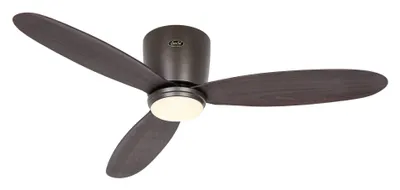 Immagine prodotto di Ventilatore da soffitto ECO PLANO II 112 Bronzo - Noce WiFi con luce