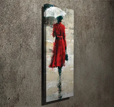 Produktbild von Wallity, PC083- SYM3295, Bunt, Leinwandbilder, 30 x 80 cm, 100% Leinwand