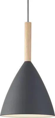 Immagine prodotto di Lampada a sospensione Pure Lampada a sospensione Ø 20 cm grigio/legno