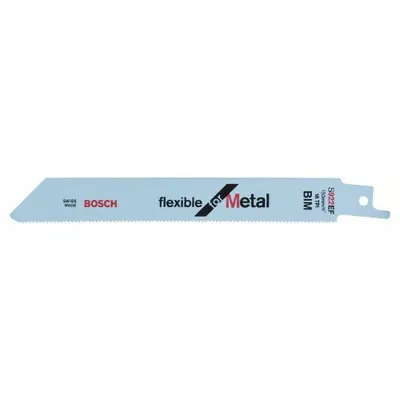 Image de Lame scie sabre BIM S922EF flexible Metal BOSCH 150 mm - Boite de 100 - 2608656028