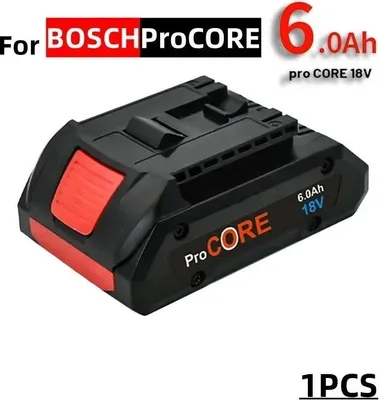 Produktbild von Akku 18V für Elektrowerkzeuge - ProCORE Ersatzakku - 6,0Ah Lithium-Ionen - Kompatibel mit BAT609 BAT618 GBA18V8 - 1 Stück