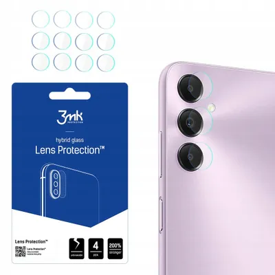Produktbild von 3mk Hybridglas Lens Protection für Samsung Galaxy A05s  Kamera Objektiv Kameralinse 0,16mm 6H (4 Stück)