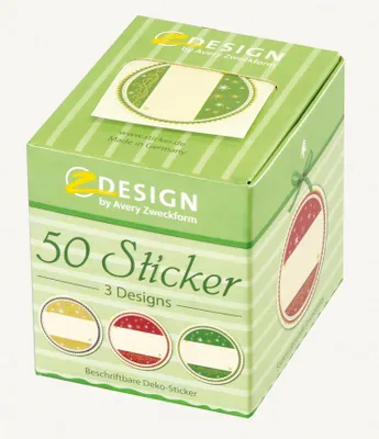 Produktbild von Avery 56829, Papier, Mehrfarbig, Permanent, 38 mm, 38 mm, 50 Stück(e)