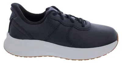 Produktbild von OrthoFeet Slip In Damensneaker Stride, genarbtes Glattleder, Schwarz, Fußbett zum Wechseln 42