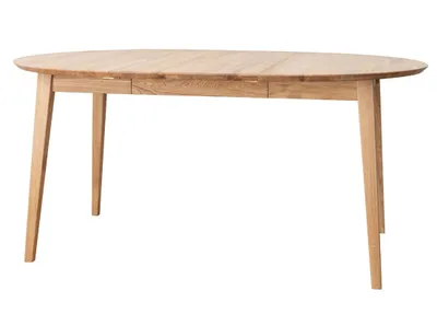 Produktbild von Orbetello Esstisch ausziehbar Eiche massiv 110 bis 160cm - Flexibler Holztisch mit geölter Oberfläche