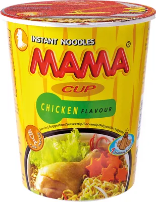 Produktbild von MAMA Oriental Style Instant Noodles Chicken Cup 70g