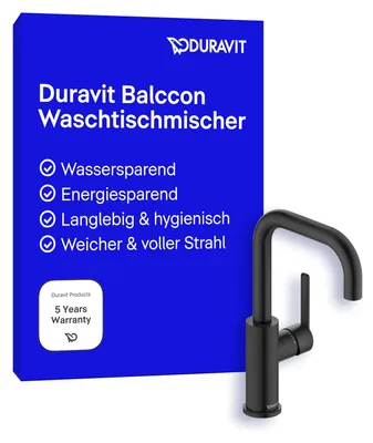 Productafbeelding van DURAVIT BA1100002046 Balcoon, wastafelmengkraan met één hendel