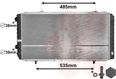 Immagine prodotto di Radiatore acqua Van Wezel per Citroen Jumper Fiat Ducato Peugeot Boxer 2.0-2.8