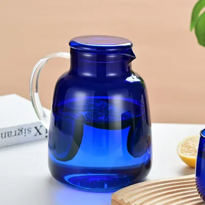 Produktbild von Karaffe,Glaskaraffe Glaskanne mit Deckel Glas Transparent