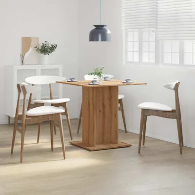 Produktbild von "2026 Aktion"Esstisch für 2-4 Personen - CLORIS - Küchentisch - Artisan-Eiche 80x80x75 cm Holzwerkstoff - DEMöbel4138455