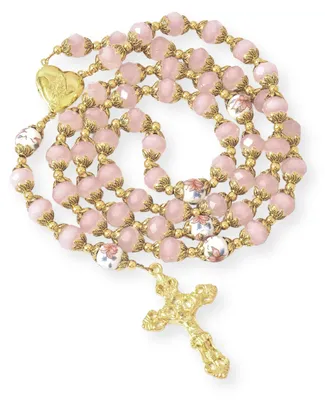 Imagen del producto de Guirnalda de perlas de cristal verde, 10 mm, 53 cm, amuleto religioso