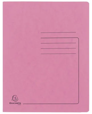 Produktbild von Exacompta 39987E, Präsentationsmappe, A4, Pressspan, Pink, Porträt, 350 Blätter