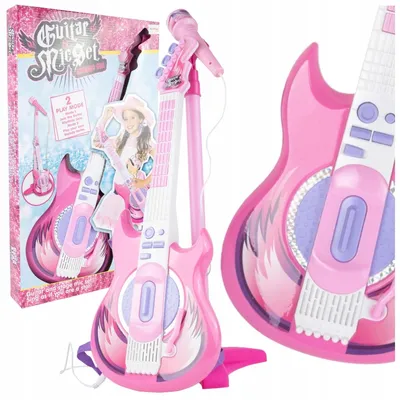Produktbild von Stator Kinder Elektro-Gitarren-Set mit Karaoke-Mikrofon